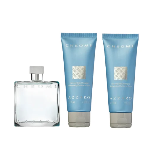 Azzaro Chrome 3 Piece Gift Set - Image 2