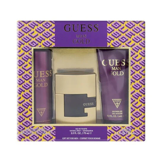 Guess Gold 3 Piece Gift Set